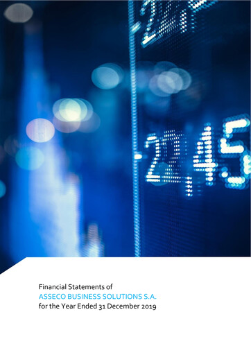 Thumbnail Asseco Business Solutions Financial Statement 2019
