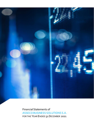 Thumbnail Asseco Business Solutions Financial Statement 2021