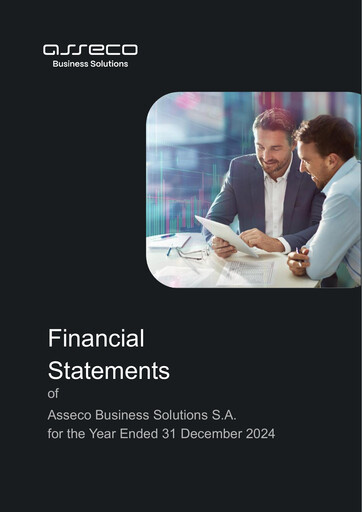 Thumbnail Asseco Business Solutions Financial Statement 2024