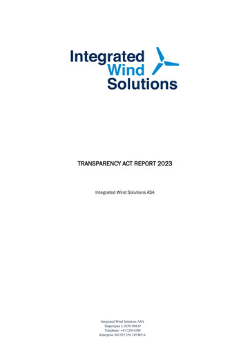 Thumbnail Integrated Wind Solutions ESG Report 2023