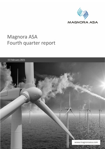 Thumbnail Magnora ASA Quarterly Report 2020-q4
