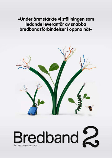 Thumbnail Bredband2 i Skandinavien AB Annual Report 2008