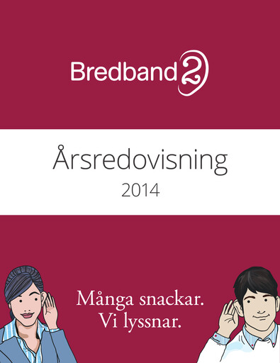 Thumbnail Bredband2 i Skandinavien AB Annual Report 2014