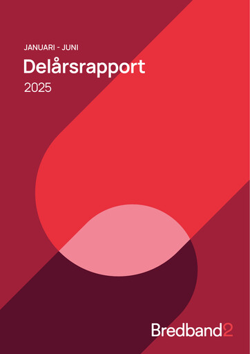 Thumbnail Bredband2 i Skandinavien AB Half-year Report 2025-h1