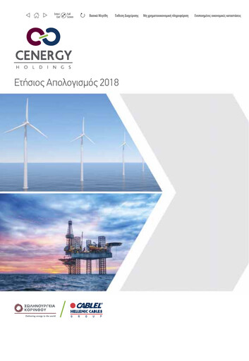 Thumbnail Cenergy Holdings Annual Report 2018
