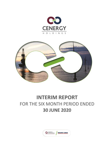 Thumbnail Cenergy Holdings Half-year Report 2020-h1