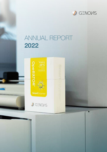 Thumbnail Genovis AB Annual Report 2022