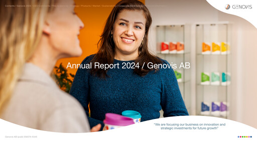 Thumbnail Genovis AB Annual Report 2024