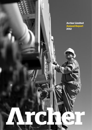Thumbnail Archer Limited Annual Report 2012