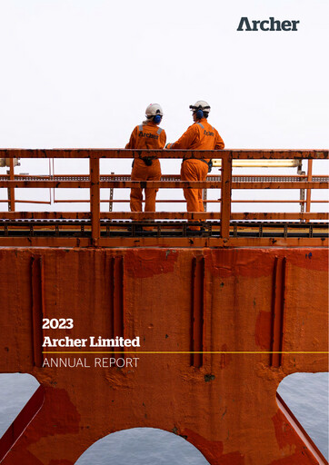 Thumbnail Archer Limited Annual Report 2023