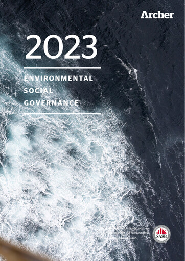 Thumbnail Archer Limited ESG Report 2023