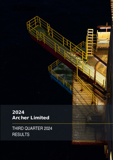 Thumbnail Archer Limited Quarterly Report 2024-q3
