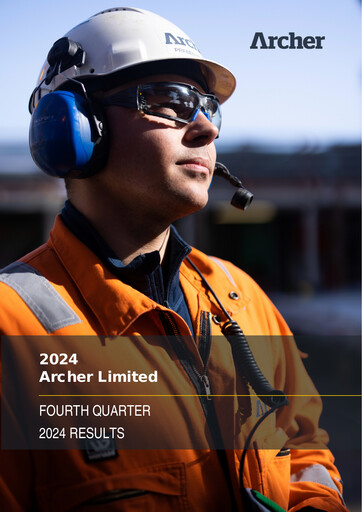 Thumbnail Archer Limited Quarterly Report 2024-q4