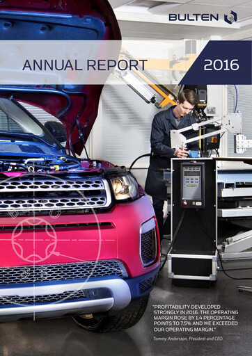 Thumbnail Bulten AB Annual Report 2016