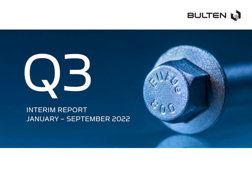 Thumbnail Bulten AB Quarterly Report 2022-q3