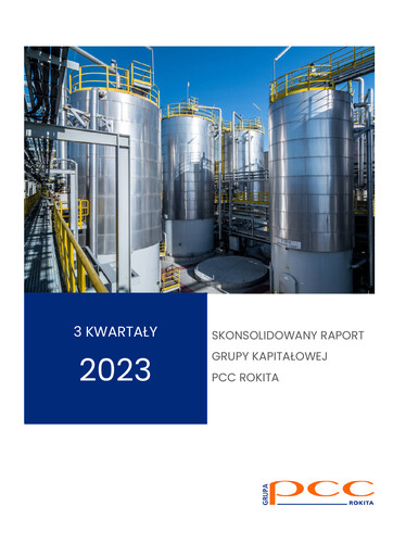 Miniature PCC Rokita Rapport trimestriel 2023-q3