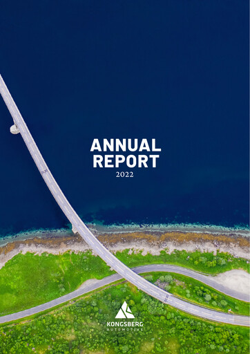 Vorschaubild Kongsberg Automotive ASA Jahresbericht 2022