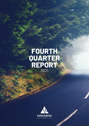 Thumbnail Kongsberg Automotive ASA Quarterly Report 2021-q4