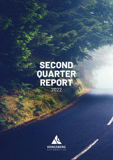Thumbnail Kongsberg Automotive ASA Quarterly Report 2022-q2