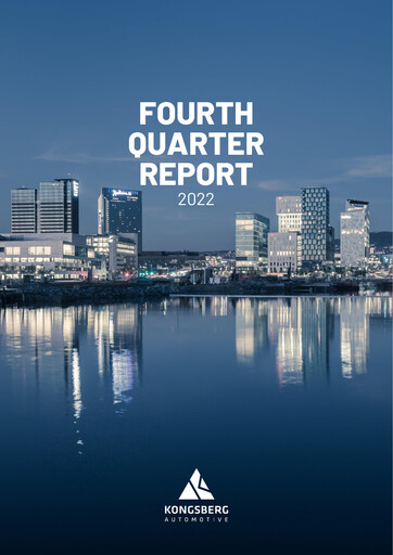 Thumbnail Kongsberg Automotive ASA Quarterly Report 2022-q4