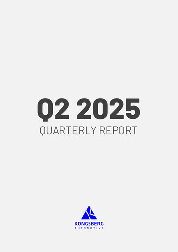 Thumbnail Kongsberg Automotive ASA Quarterly Report 2025-q2