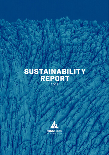 Vorschaubild Kongsberg Automotive ASA Nachhaltigkeitsbericht 2021