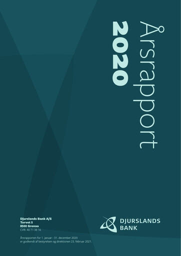 Thumbnail Djurslands Bank A/S Annual Report 2020