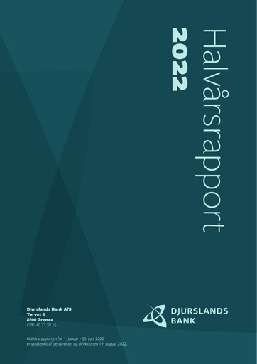 Thumbnail Djurslands Bank A/S Half-year Report 2022-h1