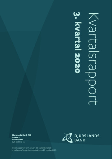 Thumbnail Djurslands Bank A/S Quarterly Report 2020-q3