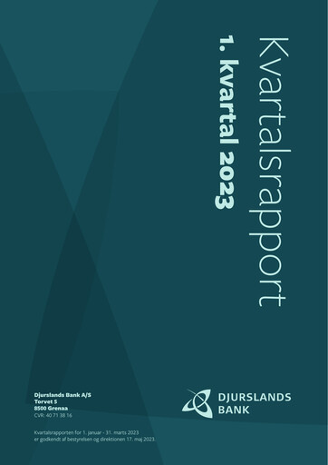 Thumbnail Djurslands Bank A/S Quarterly Report 2023-q1