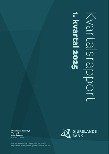Thumbnail Djurslands Bank A/S Quarterly Report 2025-q1