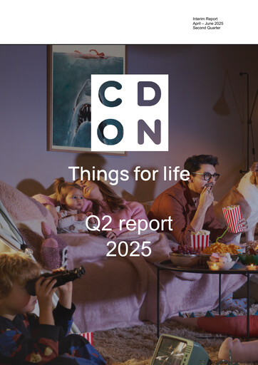 Miniature CDON AB Rapport trimestriel 2025-q2