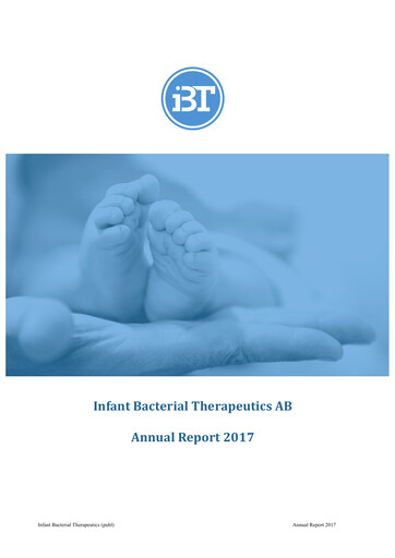 Thumbnail Infant Bacterial Therapeutics AB Annual Report 2017