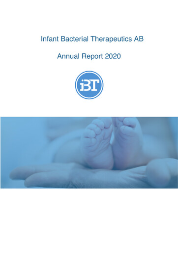 Thumbnail Infant Bacterial Therapeutics AB Annual Report 2020