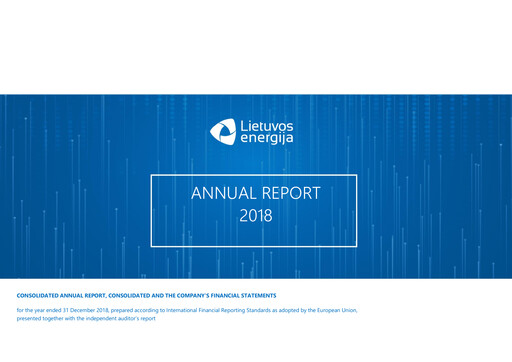 Thumbnail AB Ignitis grupe Annual Report 2018
