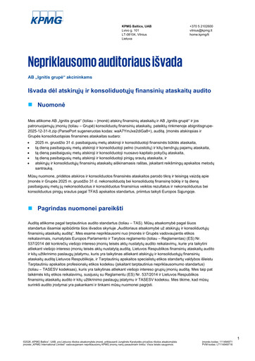 Thumbnail AB Ignitis grupe Financial Statement 2025