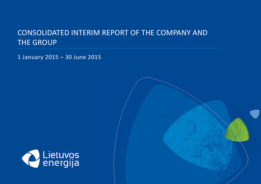 Thumbnail AB Ignitis grupe Half-year Report 2015-h1