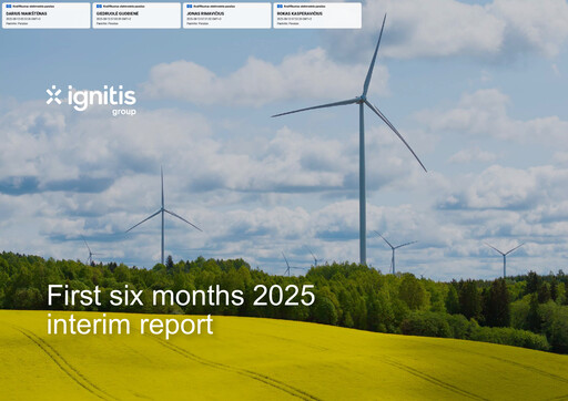 Thumbnail AB Ignitis grupe Half-year Report 2025-h1