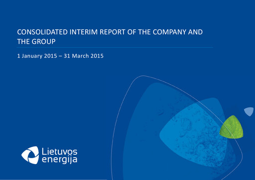 Thumbnail AB Ignitis grupe Quarterly Report 2015-q1
