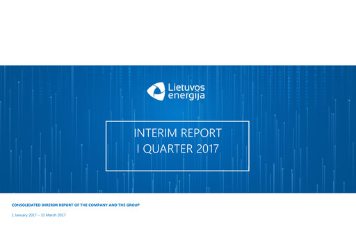 Thumbnail AB Ignitis grupe Quarterly Report 2017-q1