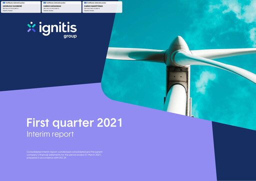 Thumbnail AB Ignitis grupe Quarterly Report 2021-q1