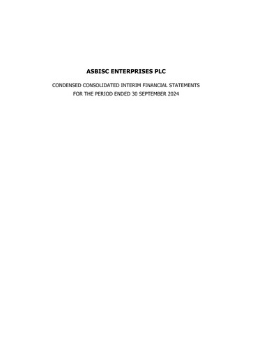 Thumbnail ASBISc Enterprises Financial Statement 2024-9m
