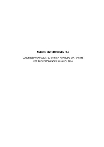 Thumbnail ASBISc Enterprises Financial Statement 2026-q1