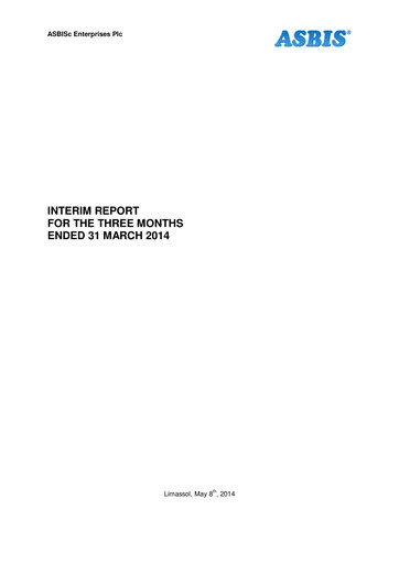 Miniature ASBISc Enterprises Rapport trimestriel 2014-q1