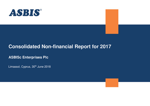 Thumbnail ASBISc Enterprises Sustainability Report 2017