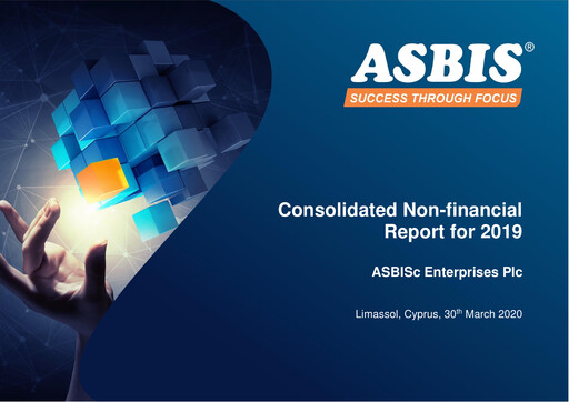 Thumbnail ASBISc Enterprises Sustainability Report 2019
