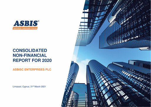 Thumbnail ASBISc Enterprises Sustainability Report 2020