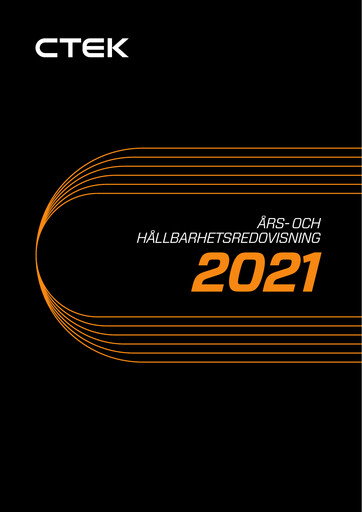 Miniature CTEK AB Rapport annuel 2021