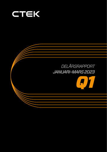 Thumbnail CTEK AB Quarterly Report 2023-q1