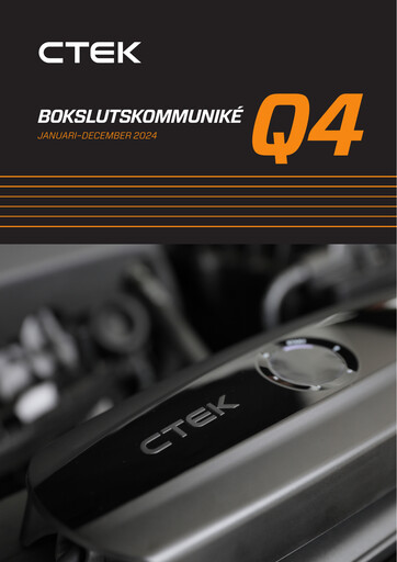 Thumbnail CTEK AB Quarterly Report 2024-q4